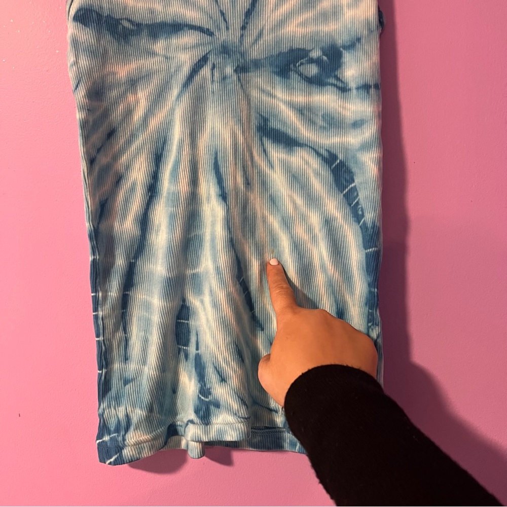 Hard Tail Ribbed Tie Dye Racerback Tank - Picture 3 of 7